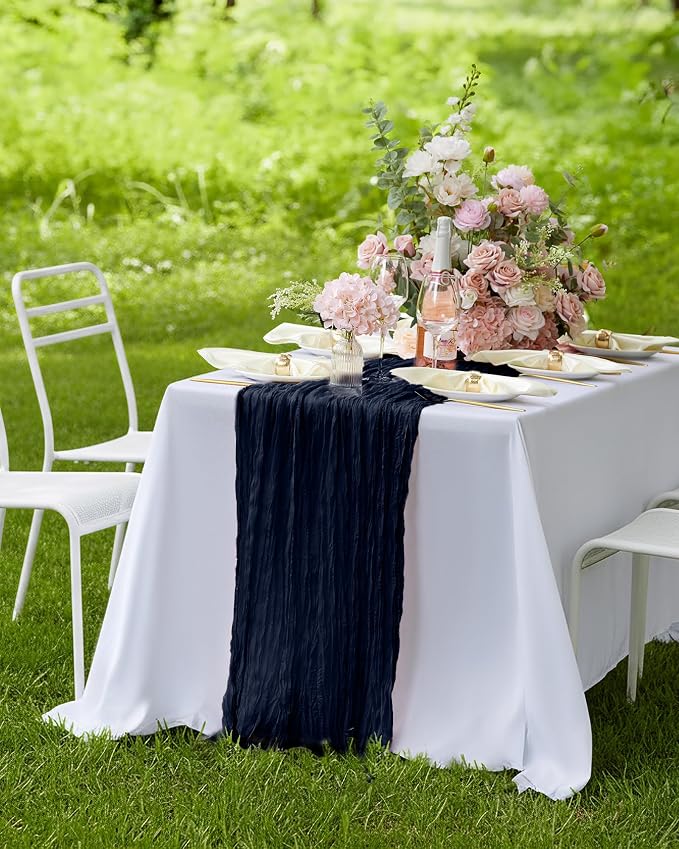 Pureegg 2-Pack Cheese Cloths Table Runner, Baby Shower, Wedding and Farmhouse - Image 7