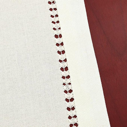 Grelucgo Small Short Handcrafted Solid Color Dining Table Runner, Dresser Scarf - Image 2