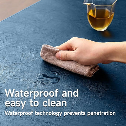 Double-Sided Faux Leather Table Runner, Waterproof Heat Resistant Non-Slip - Image 4