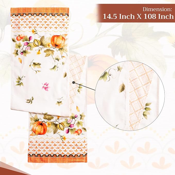 Maison d' Hermine Table Runner 100% Cotton 14.50" x 108" | Table Runners 108 - Image 4