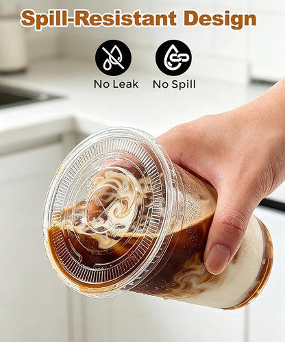 Ginkgo 50 Pack 16 oz Clear Plastic Cups - Image 3