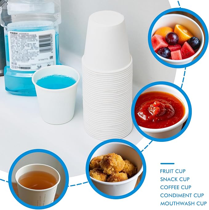 RACETOP 3000 Pack 3 oz Paper Cups - Image 6