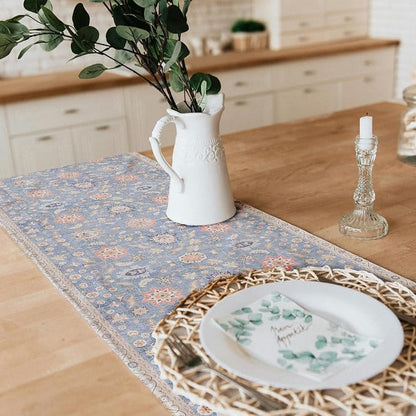 Snycler Table Runner Boho Table Runners Vintage Elegant Farmhouse Table Center - Image 3