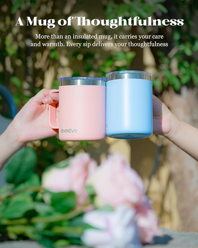 4 Pack 12oz Insulated Coffee Mug - Image 8