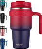 20 oz Insulated Travel Coffee Mug Tumbler by ALOUFEA