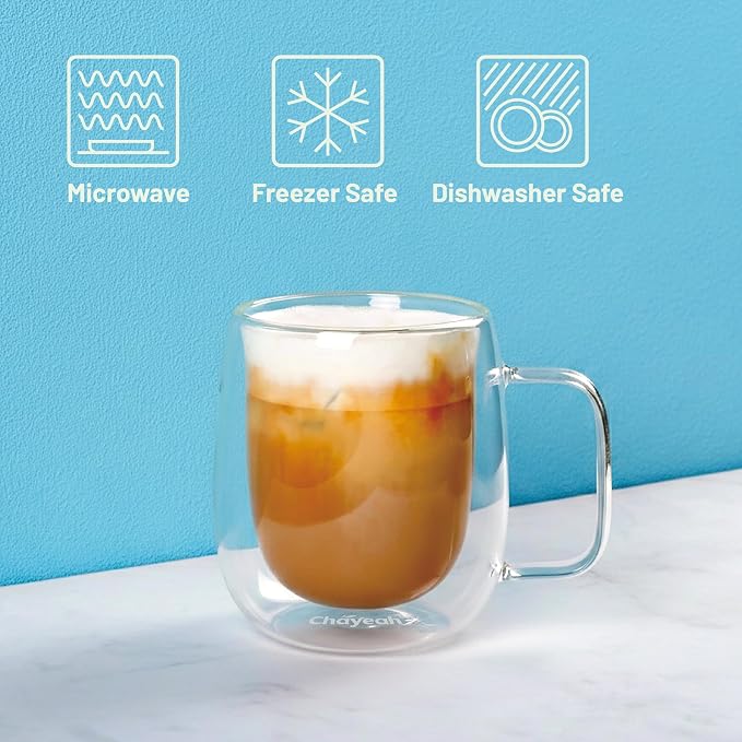 Double Wall Glasses, 14 OZ Insulated Mugs - Image 5