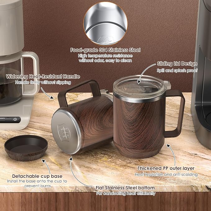 Felibeaco 16oz Heated Coffee Mug - Image 4