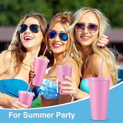 Amyhill 12 Pcs Reusable Plastic Cup - Image 5