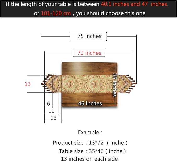 Luxury Velvet Gold Table Runner 72 Inches Long - Image 2