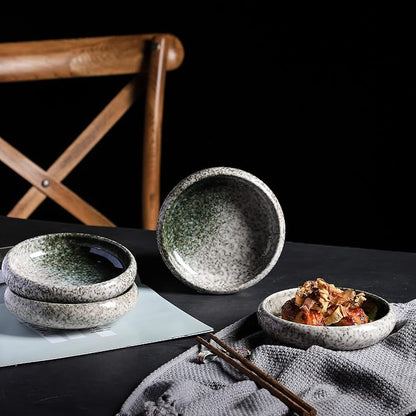 Uaral Salad Plate Appetizer Plate Stoneware Serving Dishes, Japanese Dish Set - Image 2