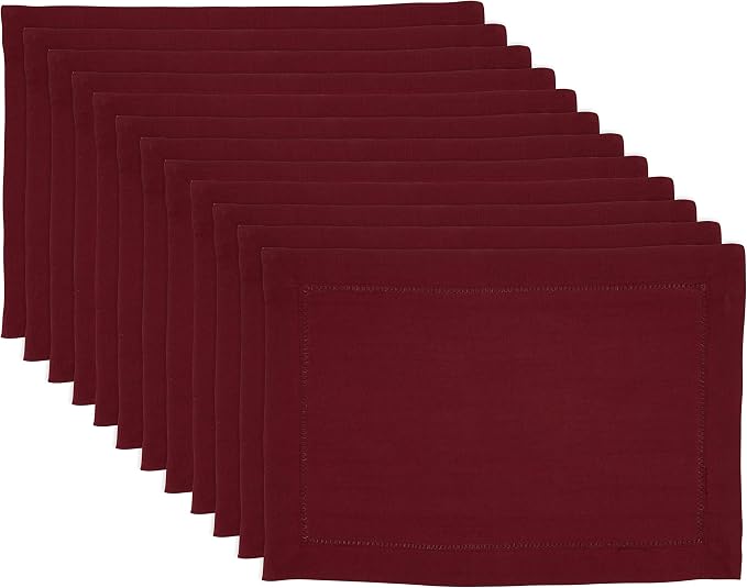 SARO LIFESTYLE Hemstitched Border Placemat - Image 3