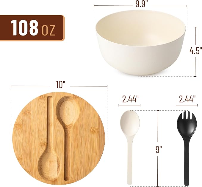 BAMBOO LAND- Large Salad Bowl - Image 2