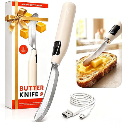 Heated Butter Knife with Digital Display 2026 Upgrade, Food-Grade Stainless by Unknown