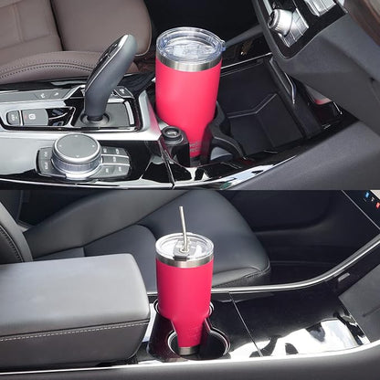 WETOWETO 20oz Tumbler with 2 lids and 2 straws, Stainless Steel Vacuum - Image 6