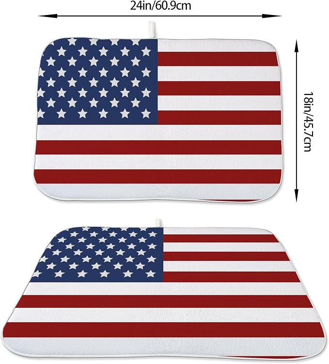 Independence Day Patriotic Dish Drying Mat - Image 6