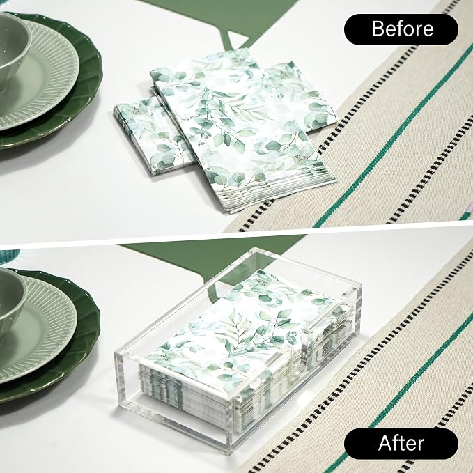 LotFancy Napkin Holder, Acrylic Napkin Holder - Image 7