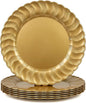 13 Inch Gold Scalloped Charger Plates by Umisriro