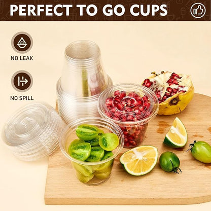 YEEHAW 9 oz 50 Pack Clear Plastic Cups - Image 5