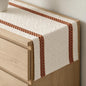 Artoid Mode Caramel Stripe Woven Rustic Table Runner 12x72 Inch | Holiday by ArtoidMode