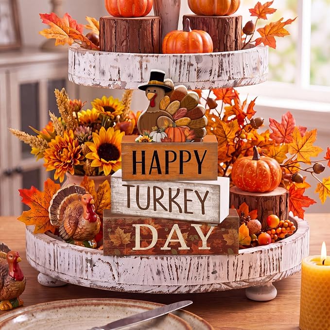 Moucuny 4 Pcs Fall Table Decorations - Image 5