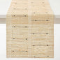 Table Runner, 13.8" × 72", 100% Natural Ramie, Handwoven | 100% Natural Ramie by GleeNflux