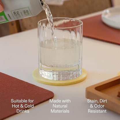 Graf Lantz - Bierfilzl Merino Wool Square Coasters Set of 4 - Cobblestone - - Image 3
