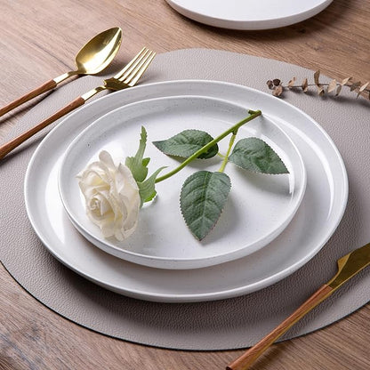 AmorArc Dinnerware Sets for 4, 16 Pieces Ceramic Plates and Bowls Set | Scratch - Image 2