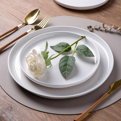 AmorArc Dinnerware Sets for 8, 24 Pieces Ceramic Plates and Bowls Set | Scratch - Image 2