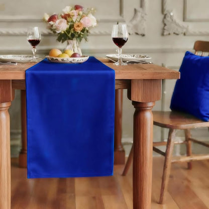 FOLINS&HOME Royal Blue Waterproof Decorative Table Runner 36 Inches Long | by FOLINSHOME