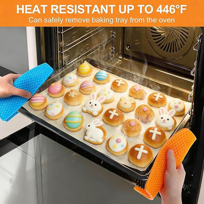 6 Pack Silicone Trivet Mat, Silicone Trivets - Image 2
