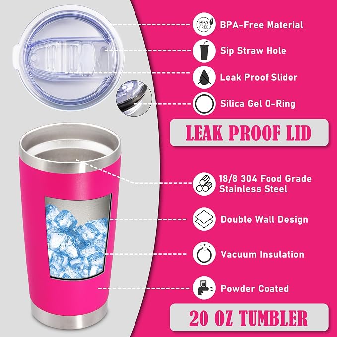 20oz Tumbler Insulated Coffee Tumblers - Image 3