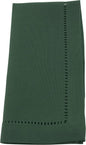 SARO LIFESTYLE Hemstitched Border Dinner Napkin, Jasper Green by SaroLifestyle