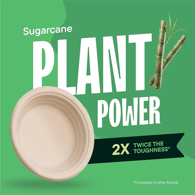 100% Compostable Deep Dish Plates - Image 5