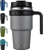 20 oz Insulated Travel Coffee Mug Tumbler by ALOUFEA