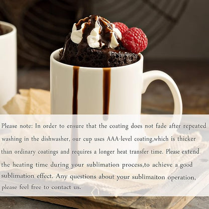 TANGLONG 11oz White Ceramic Sublimation Cups, Ceramic Cup, Sublimation Mugs - Image 7