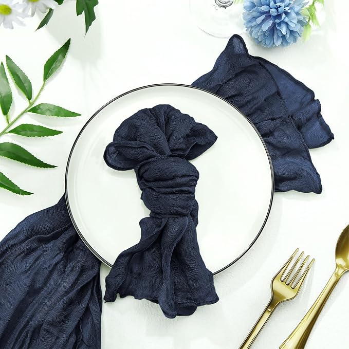 6 Pack Cheesecloth Table Runner 10Ft Christmas Gauze Boho Table Runners - Image 4