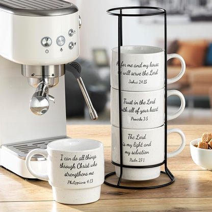 Signature Housewares Stackable Coffee Mug Tower Set - Image 7