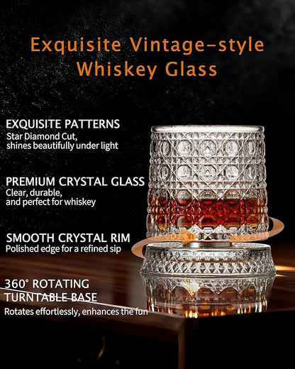 CEEFU 360° Spinning Whiskey Glasses Set - Image 4