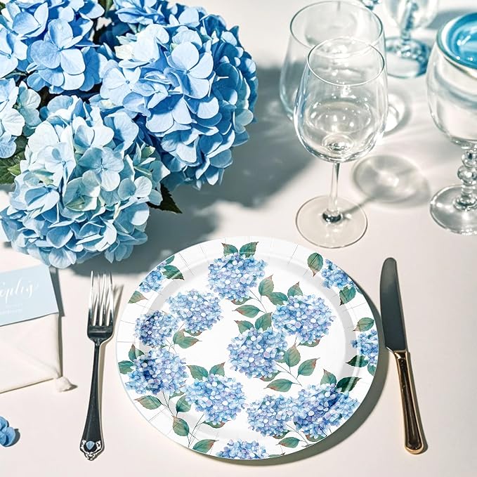 WRAPAHOLIC 25Pcs Floral Paper Plates - Image 5