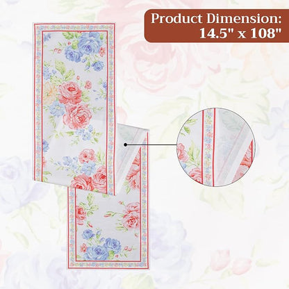 Maison d' Hermine Table Runner 100% Cotton 14.50" x 108" | Table Runners 108 - Image 7