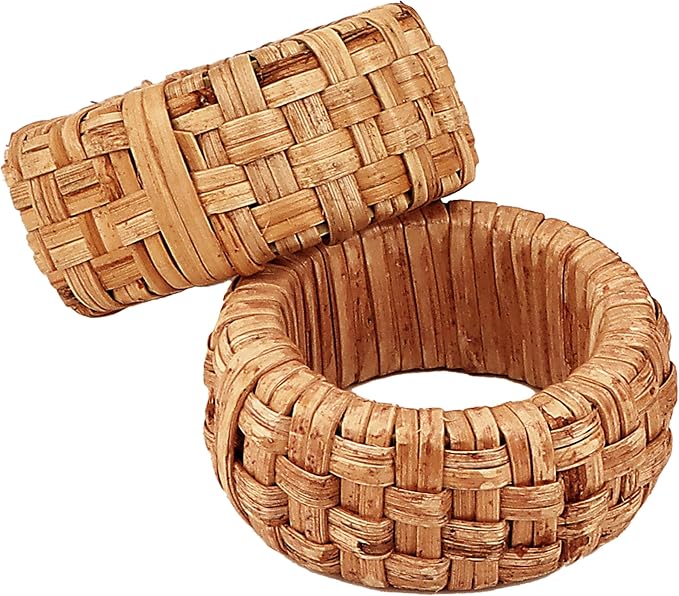 Handwoven Napkin Ring Set of 12 - Image 5