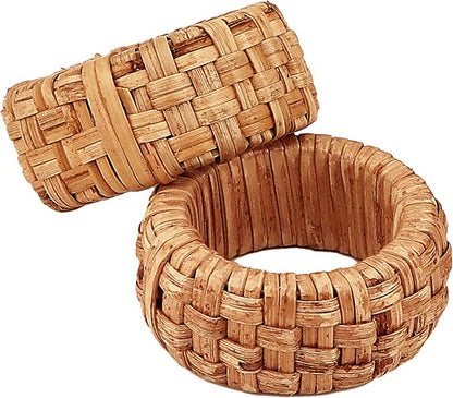 Handwoven Napkin Ring Set of 12 - Image 5