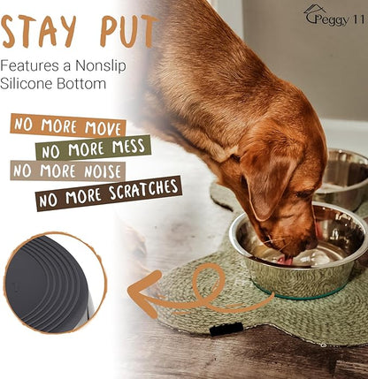 Deep Stainless Steel Anti-Slip Dog Bowls - Image 3