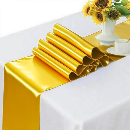 Gold Table Runners 10 Pack - Image 2