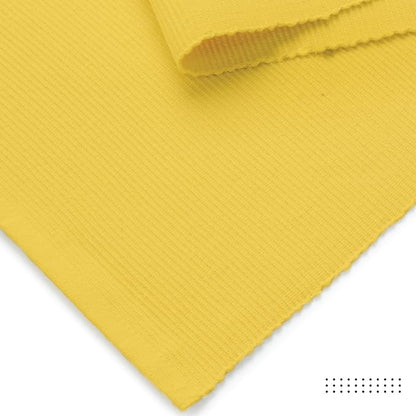 Encasa XO Table Runner, Yarn Dyed Ribbed Cotton 13"x72" | Yellow, 12-Ply Yarns - Image 5