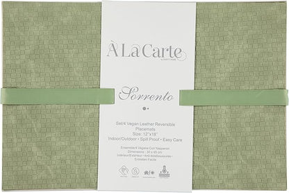 Placemats Set of 4 12" x 18" Heat-Resistant Table Mats for Dining Table Set for 4 Kitchen & Dining Room Decor Farmhouse, Boho, & Modern Style Easy to Clean, Durable & Stylish Table Decor
