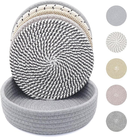 8 Inch Trivets for Hot Dishes, Hot Pots and Pans, Thick Heat Resistant by KITLAB