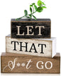 Moucuny 4 Pcs Bathroom Shelf Decor Sign Farmhouse Bathroom Decor and by Moucuny