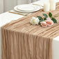 12 Pack Nude Cheesecloth Table Runner 120 Inch Boho Wedding Decor | Cheesecloth by Fixwal