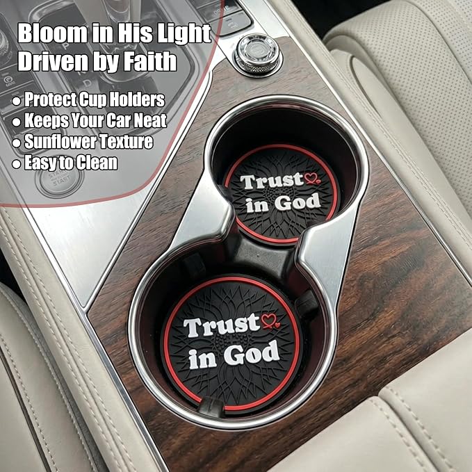 Christian Trust in God Steering Wheel Cover - Image 5